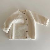 Autumn Baby Girls Cardigans Coat Baby Sweater Toddler Knit Cardigans Newborn Knitwear Long-sleeve Baby Girl Clothes