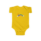 The "Rainbow BABY" Infant Fine Jersey Bodysuit