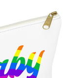 The "Rainbow Baby" Accessory Pouch w T-bottom