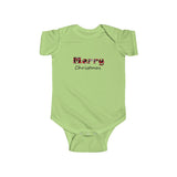 The "Merry Christmas" Infant Fine Jersey Bodysuit