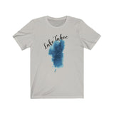 Our "Lake Of Tahoe Depth Map" Unisex Jersey Short Sleeve Tee