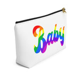 The "Rainbow Baby" Accessory Pouch w T-bottom