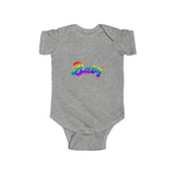 The "Rainbow Baby" no clouds Infant Fine Jersey Bodysuit