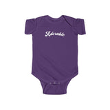 The "Adorable" (white text) Infant Fine Jersey Bodysuit