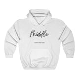 The "Middle" Family Role Unisex Heavy Blend™ Hooded Sweatshirt