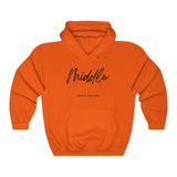 The "Middle" Family Role Unisex Heavy Blend™ Hooded Sweatshirt