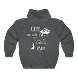 Our "Dancing In The Rain" Heavy Blend™ Hooded Sweatshirt