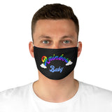 The "Rainbow Blue Baby" Fabric Face Mask