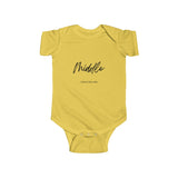 The "Middle" Infant Fine Jersey Bodysuit