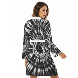 Our "Black & White" Tye Dye Robe