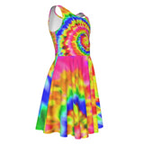 Our Tye Dye Kid Girl's Sleeveless Vest Dress