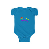 The "Rainbow Baby" no clouds Infant Fine Jersey Bodysuit