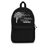 The "I am the Storm" (white text) Backpack (Made in USA)