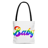 The "Rainbow Baby" AOP Tote Bag