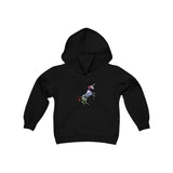 The "Skull Candy Unicorn" Youth Heavy Blend Hooded Sweatshirt