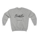 The "Middle" Family Role Unisex Heavy Blend™ Crewneck Sweatshirt