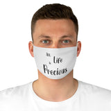 The "All Life is Precious" Fabric Face Mask