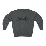 The "Middle" Family Role Unisex Heavy Blend™ Crewneck Sweatshirt