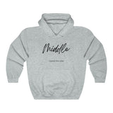 The "Middle" Family Role Unisex Heavy Blend™ Hooded Sweatshirt