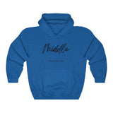 The "Middle" Family Role Unisex Heavy Blend™ Hooded Sweatshirt