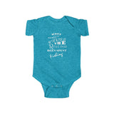 The "My life fishing" (white text) Infant Fine Jersey Bodysuit