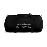 The "Endless Possibilities" (white text) Duffel Bag