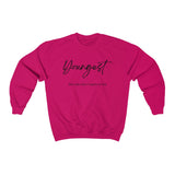 The "Youngest" Family Roles Unisex Heavy Blend™ Crewneck Sweatshirt