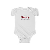 The "Merry Christmas" Infant Fine Jersey Bodysuit