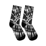 Our "Black white Tye Dye" DTG Socks