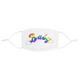 The "Rainbow baby" Fabric Face Mask