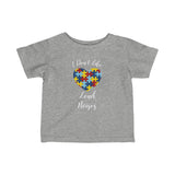 Autism Awareness "Loud Noises" Infant Fine Jersey Tee