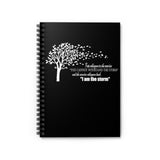 The "I am the Storm" (white text) Spiral Notebook - Ruled Line