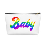 The "Rainbow Baby" Accessory Pouch w T-bottom