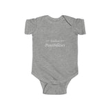 The "Endless Possibilities" (white text) Infant Fine Jersey Bodysuit