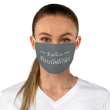 The "Endless Possibilities" (white text) Fabric Face Mask