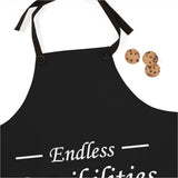 The "Endless Possibilities" (white text) Apron