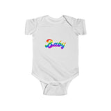 The "Rainbow Baby" no clouds Infant Fine Jersey Bodysuit