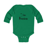 The "All life is precious" Infant Long Sleeve Bodysuit