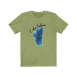 Our "Lake Of Tahoe Depth Map" Unisex Jersey Short Sleeve Tee