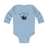 Our "Pack Leader" Black silhouette Infant Long Sleeve Bodysuit