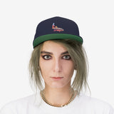 Our "Fish Scene" Unisex Flat Bill Hat