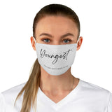 The "Youngest" Family Role Fabric Face Mask