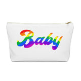 The "Rainbow Baby" Accessory Pouch w T-bottom