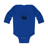 Our "Pack Leader" Black silhouette Infant Long Sleeve Bodysuit