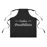 The "Endless Possibilities" (white text) Apron