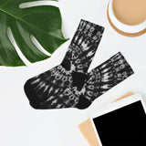 Our "Black white Tye Dye" DTG Socks