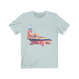 Our "Sunrise Fish" Unisex Jersey Short Sleeve Tee