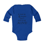 The "Escape Master" Infant Long Sleeve Bodysuit