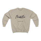 The "Middle" Family Role Unisex Heavy Blend™ Crewneck Sweatshirt