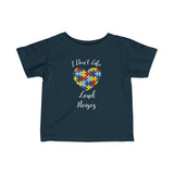 Autism Awareness "Loud Noises" Infant Fine Jersey Tee